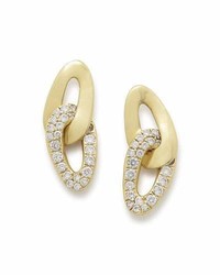 Ippolita 18k Cherish Interlaced Stud Earrings With Diamonds