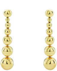 Lagos 18k Gold Caviar Graduated Ball Drop Earrings