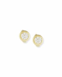 Roberto Coin 18k Yellow Gold Diamond Stud Earrings
