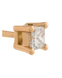 Delfina Delettrez 18kt Gold Dots Solitaire Diamond Earring