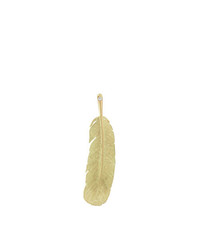 Wouters & Hendrix Gold 18kt Gold Feather Diamond Earring