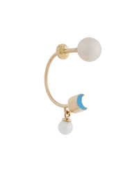 Delfina Delettrez 18kt Gold Moon Piercing Earring