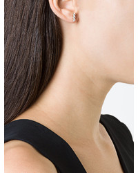 Anita Ko 18kt Rose Gold Triple Stud Diamond Earrings