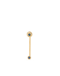 Delfina Delettrez 18kt Yellow Gold Dots Sapphire Earring