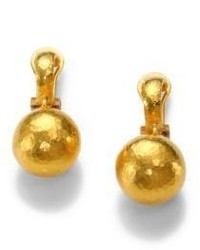 Gurhan 24k Yellow Gold Ball Drop Earrings