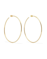 Jennifer Fisher 3 Thread Gold Plated Hoop Earrings
