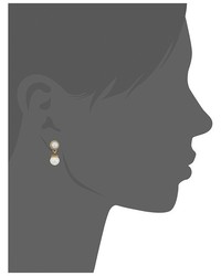 The Sak 8mm Pearl Double Drop Earrings Earring