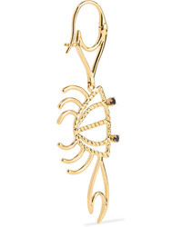 Yvonne Léon 9 Karat Gold Diamond Earring