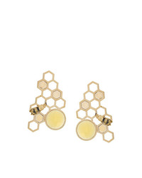 Delfina Delettrez 9kt Yellow Gold To Bee Or Not To Be Earrings