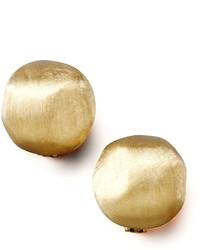 Marco Bicego Africa Textured Gold Stud Earrings Large