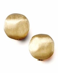Marco Bicego Africa Textured Gold Stud Earrings Large