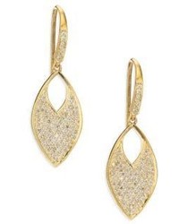 Ila Ahdra Tad Diamond 14k Yellow Gold Drop Earrings
