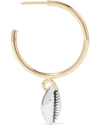 Isabel Marant Amer Gold And Silver Tone Hoop Earrings