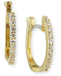 Roberto Coin Baby Hoop Diamond Earrings