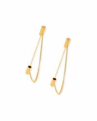 Balenciaga Bar Stud Chain Earrings