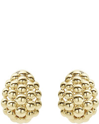 Lagos Bold Caviar Medium 18k Gold Huggie Earrings