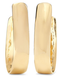 Jennifer Fisher Bolden Gold Plated Hoop Earrings