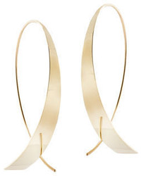 Lana Bond Small Vanity Hooked On Hoop Earrings In 14k Rose Gold