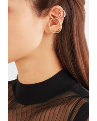Charlotte Chesnais Caracol Gold Dipped Ear Cuff One Size