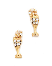 Marc Jacobs Champagne Flute Stud Earrings