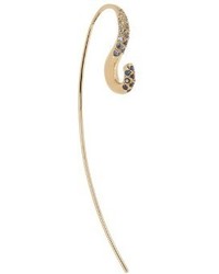 Charlotte Chesnais Fine Jewellery Hook Sapphire Topaz Yellow Gold Earring