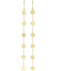Jennifer Meyer Circle 18 Karat Gold Earrings