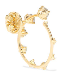 FERNANDO JORGE Circle Small 18 Karat Gold Diamond Earrings