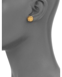 John Hardy Classic Chain 18k Yellow Gold Stud Earrings