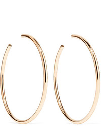 Jennifer Fisher Classic Round Gold Plated Hoop Earrings