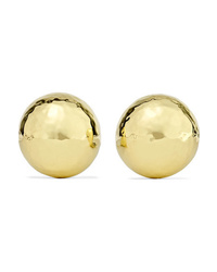 Ippolita Classico Pinball 18 Karat Gold Clip Earrings