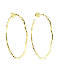 Ippolita Classico Squiggle 18 Karat Gold Hoop Earrings