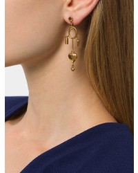Chloé Collected Hearts Charm Earrings