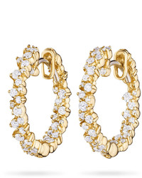 Paul Morelli Confetti Diamond Hoop Earrings In 18k Gold