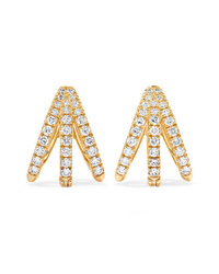 Melissa Kaye Cris 18 Karat Gold Diamond Earrings
