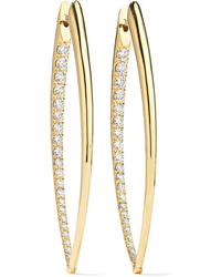 Melissa Kaye Cristina Xl 18 Karat Gold Diamond Earrings