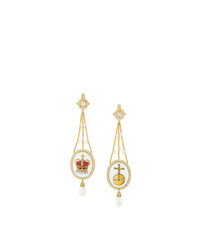 Axenoff Jewellery Crown Sovereigns Orb Drop Earrings