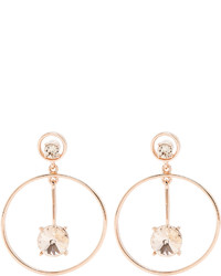 Oscar de la Renta Crystal Embellished Drop Earrings