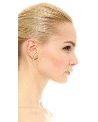 Alexis Bittar Crystal Encrusted Hook Earrings