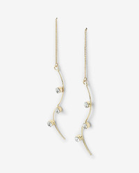 Express Curved Threader Earrings