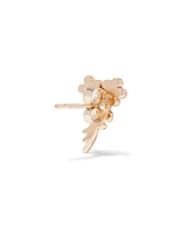 Alison Lou Daisy Bouquet 14 Karat Gold Diamond And Enamel Earring