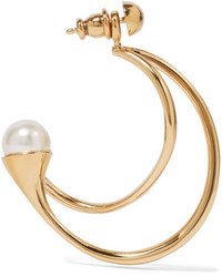Chloé Darcey Gold Plated Faux Pearl Earrings One Size