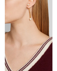 Chloé Darcey Gold Tone Swarovski Pearl Earring