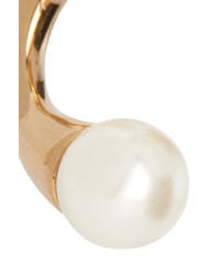 Chloé Darcey Gold Tone Swarovski Pearl Earrings