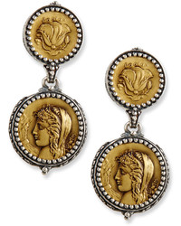 Konstantino Demeter Coin Drop Earrings