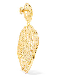 Aurelie Bidermann Dentelle Gold Plated Earrings