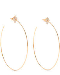 Diane Kordas Diamond Rose Gold Earrings
