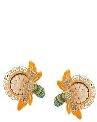 Dolce & Gabbana Bee Clip On Earrings