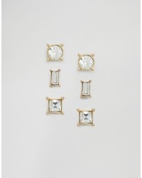 Pieces Dolly Multipack Stud Earrings