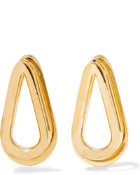 Annelise Michelson Double Ellipse Gold Plated Earrings