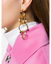 Marni Drop Chain Pendant Earrings